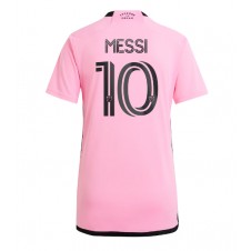 Inter Miami Lionel Messi #10 Hjemmedrakt Kvinner 2024-25 Kortermet